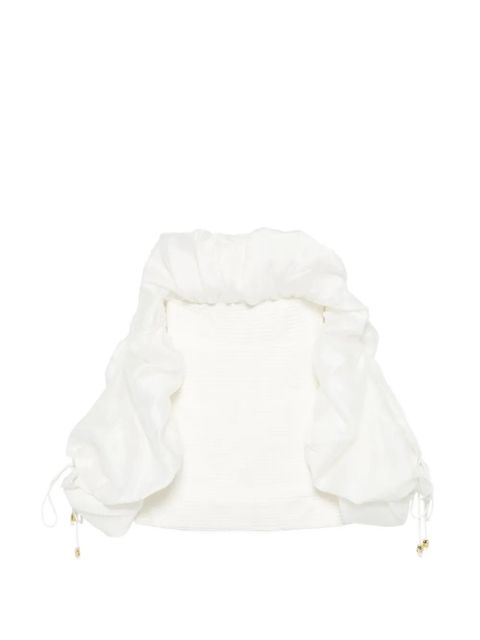 Aje Maxima puffed sleeve mini dress - White - zdjęcie produktu nr 1