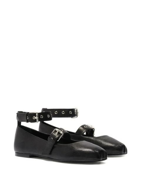 Ba&Sh Canya buckle-strap ballet flats - Black - zdjęcie produktu nr 2