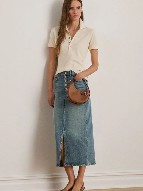 Lauren Ralph Lauren polo damski kolor beżowy 200679219