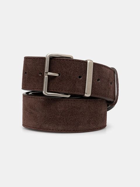 Answear.LAB pasek zamszowy damski kolor brązowy - zdjęcie produktu nr 1