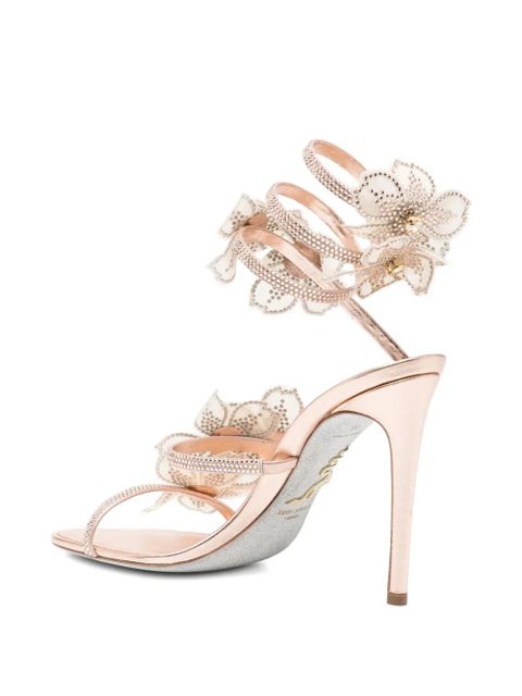 René Caovilla 105mm Floriane sandals - Pink