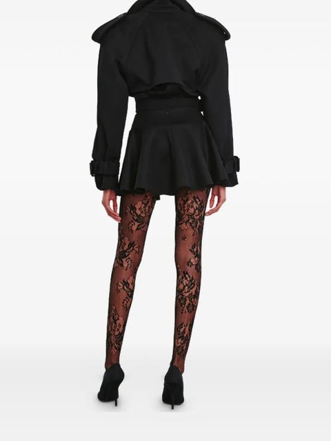 WARDROBE.NYC rear zip fastening mini skirt - Black