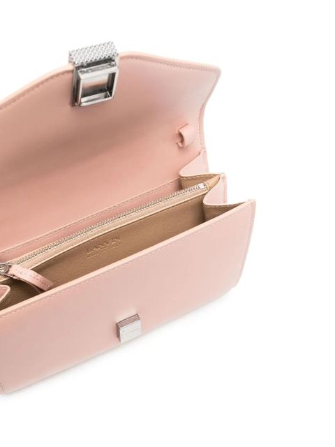 Lanvin polished-finish cross body bag - Pink