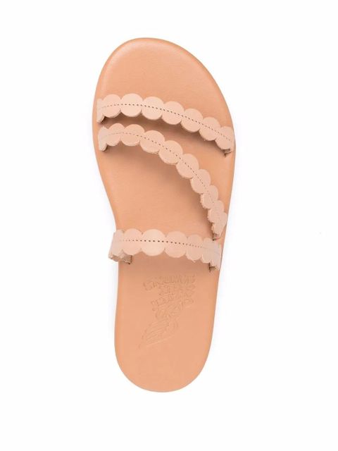Ancient Greek Sandals leather slip on sandals - Neutrals
