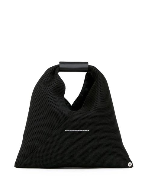 MM6 Maison Margiela numbers-motif mesh tote - Black