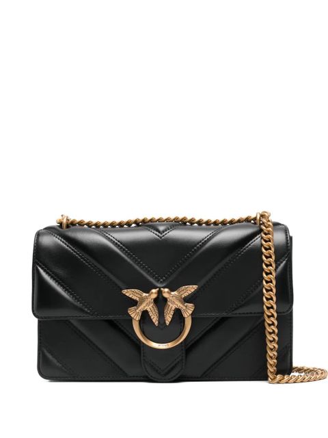 PINKO Love One quilted cross body bag - Black - zdjęcie produktu nr 1
