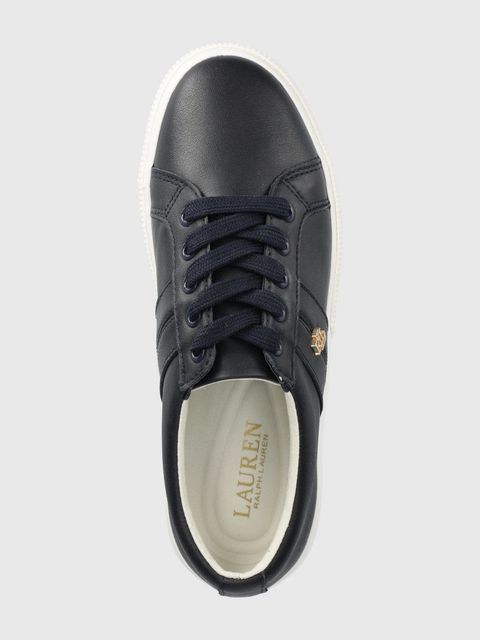 Lauren Ralph Lauren Buty skórzane Janson II kolor granatowy 802849533001