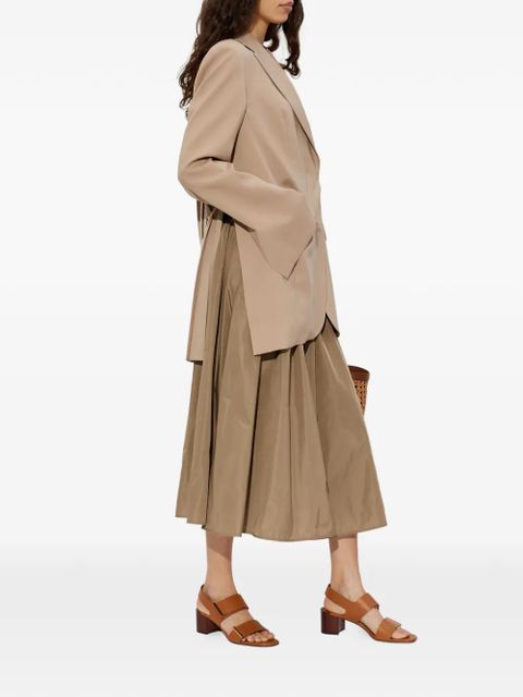 Sportmax Mela pleated-detail blazer - Neutrals - zdjęcie produktu nr 2