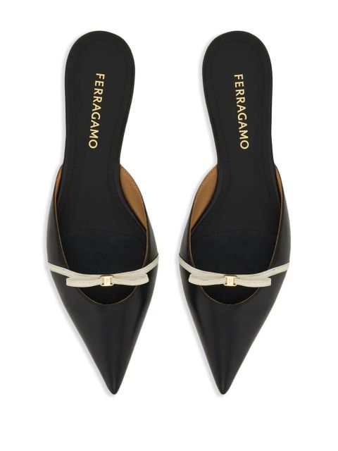 Ferragamo Mini Bow mules - Black