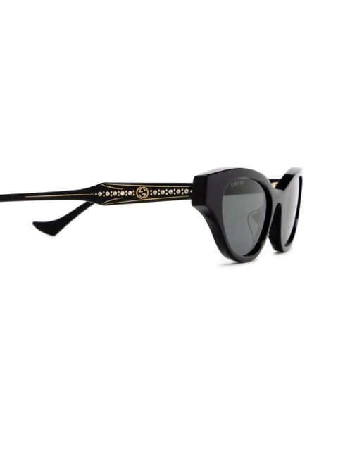 Gucci Eyewear cat-eye frame sunglasses - Black