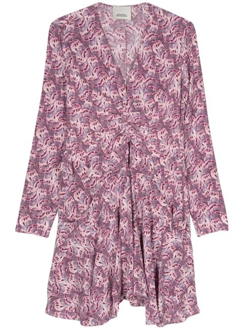 ISABEL MARANT Usmara mini dress - Purple - zdjęcie produktu nr 1