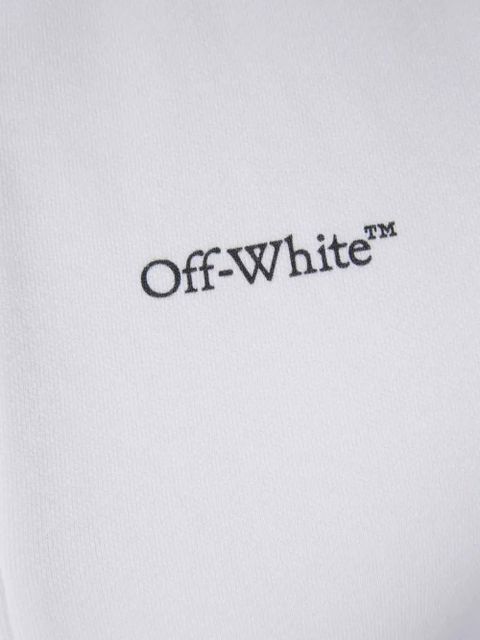 Off-White floral zipped sweatshirt