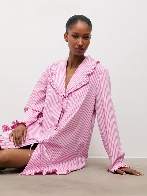 Answear.LAB koszula nocna damska kolor różowy - zdjęcie produktu nr 1