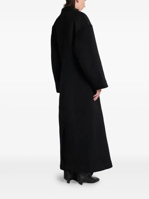 ENTIRE STUDIOS wrap-front double-breasted coat - Black