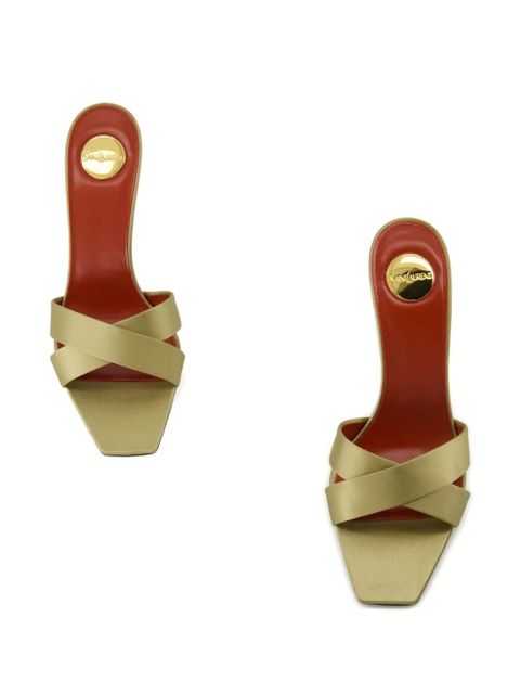 Saint Laurent Opyum sandals - Gold