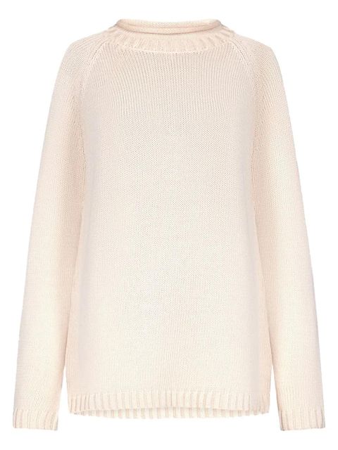 LouLou de Saison raglan-sleeve ribbed sweater - Neutrals - zdjęcie produktu nr 1