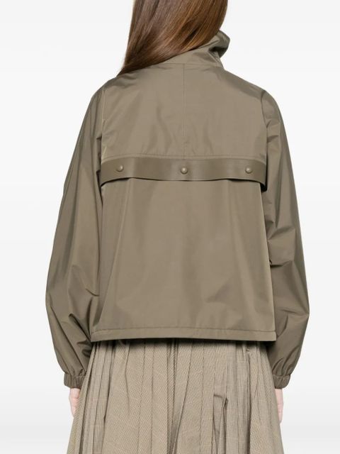 Yves Salomon high-neck jacket - Green