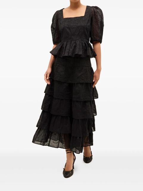 Marie Oliver Christie tiered skirt - Black - zdjęcie produktu nr 2