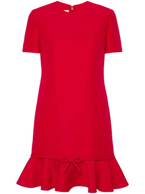 Valentino Garavani bow-detail mini dress - Red