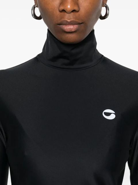 Coperni long-sleeved high-neck top - Black