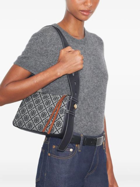 Tory Burch small Romy T Monogram shoulder bag - Blue