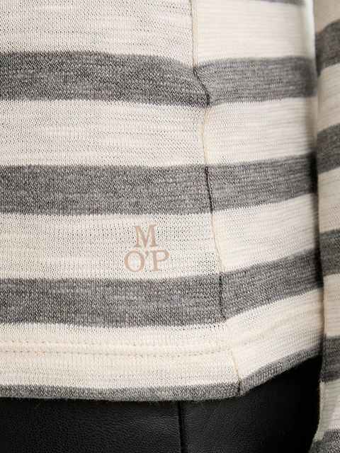 Marc O'Polo longsleeve bawełniany kolor beżowy 510219652597