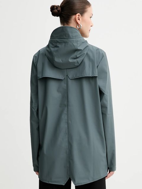 Rains kurtka 12010 Jacket kolor niebieski przejściowa 12010