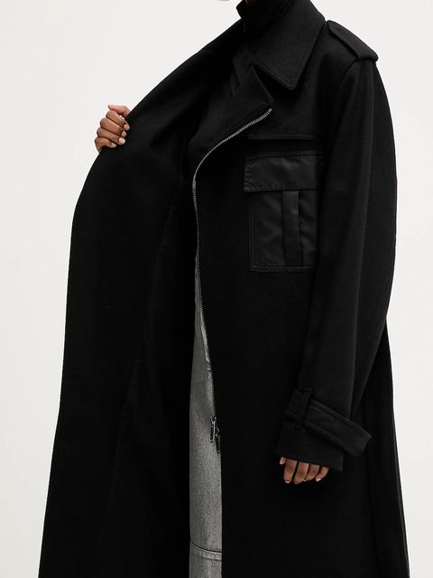 Iceberg płaszcz z wełną