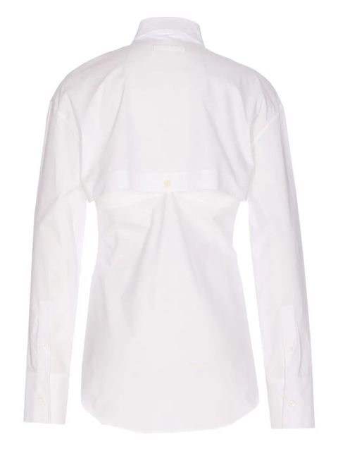 Jean Paul Gaultier Jaretekkes button-front logo-plaque shirt - White - zdjęcie produktu nr 2