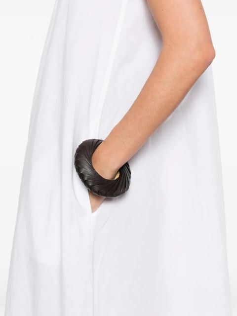 ANINE BING tie-strap midi dress - White