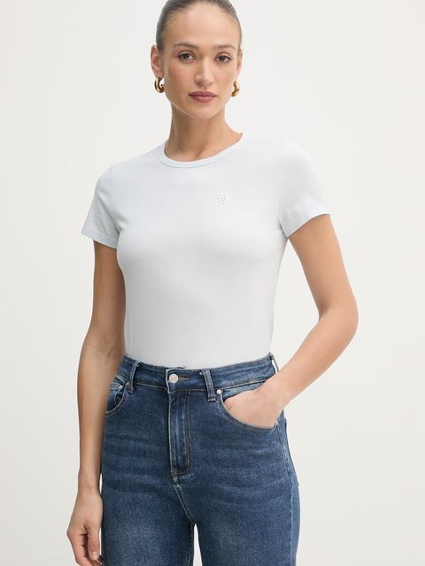 BOSS t-shirt damski bawełniany - zdjęcie produktu nr 2