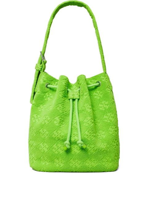 Tory Burch drawstring bucket bag - Green - zdjęcie produktu nr 1