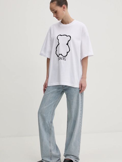 Iceberg t-shirt bawełniany - zdjęcie produktu nr 2