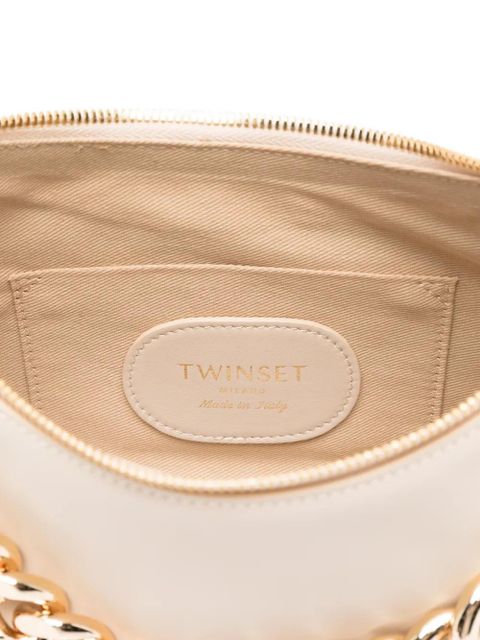 TWINSET chain-detailed shoulder bag - Neutrals