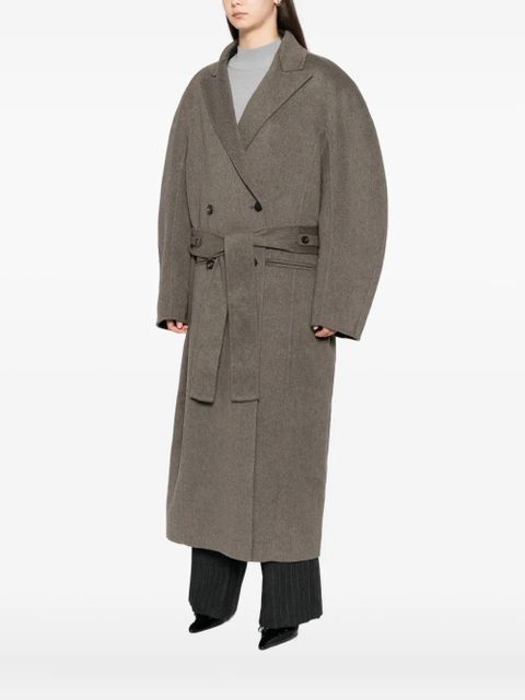 Jacquemus double-breasted belt coat - Grey - zdjęcie produktu nr 2