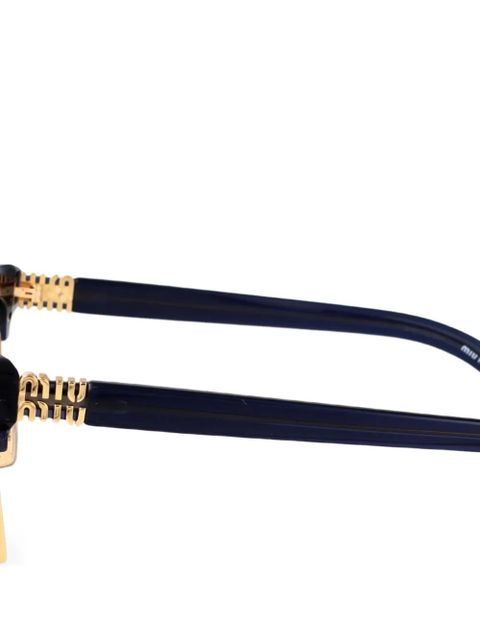 Miu Miu Eyewear square-frame optical glasses - Blue