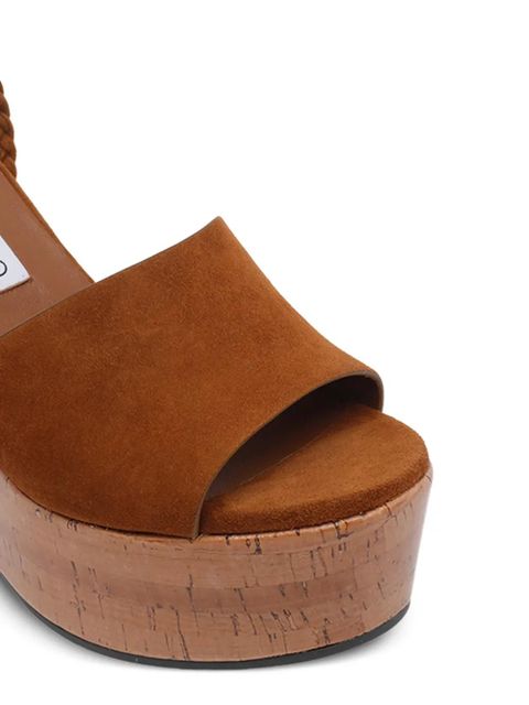 Jimmy Choo Jori 100 braided sandals - Brown