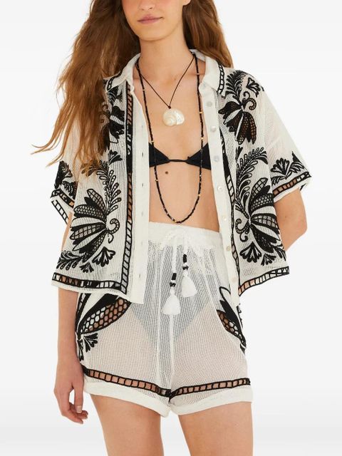 FARM Rio Copacabana Beach shirt - White - zdjęcie produktu nr 1