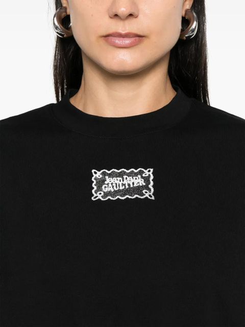 Jean Paul Gaultier logo-print T-shirt - Black