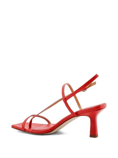 Aeyde Elise heeled sandals - Red