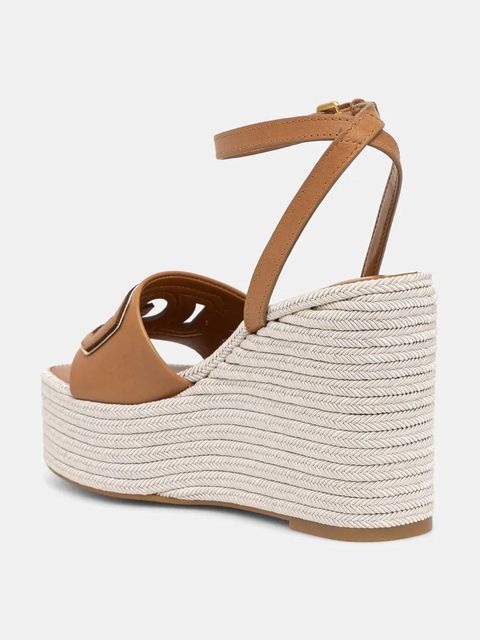 Guess sandały TANVEE kolor brązowy FLJTAN LEA04