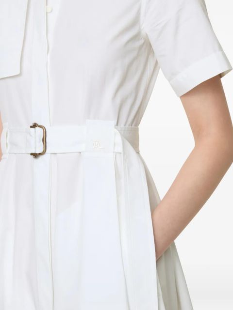 Burberry cotton poplin shirt dress - White