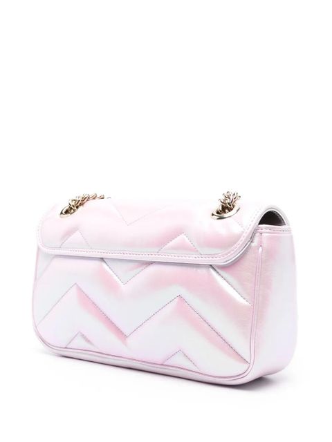 Gucci small GG-Marmont leather bag - Pink