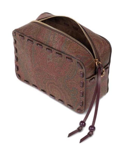 ETRO Arnica paisley-patterned crossbody bag - Brown