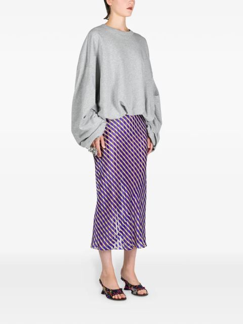 DRIES VAN NOTEN draped sweatshirt - Grey - zdjęcie produktu nr 1