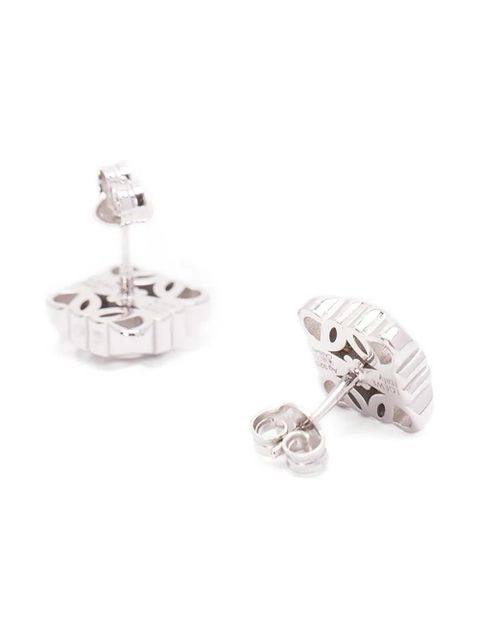 LOEWE Anagram sterling silver stud earrings