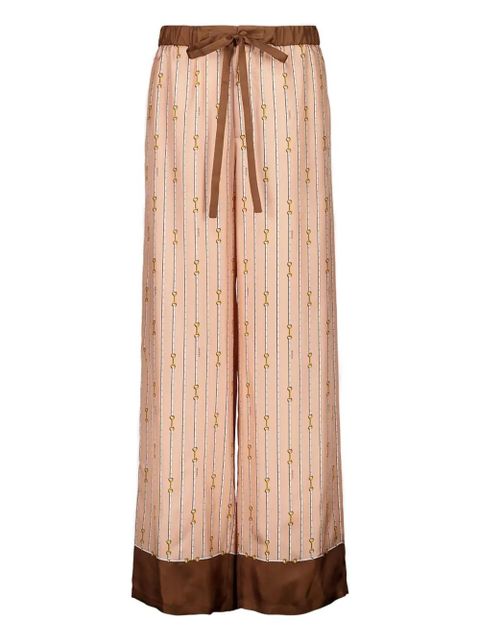 Gucci printed silk trousers - Pink - zdjęcie produktu nr 1