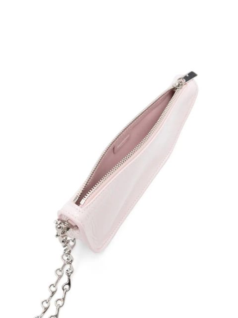 Burberry asymmetric leather crossbody bag - Pink