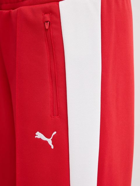 Puma spodnie dresowe damskie kolor czerwony 629803