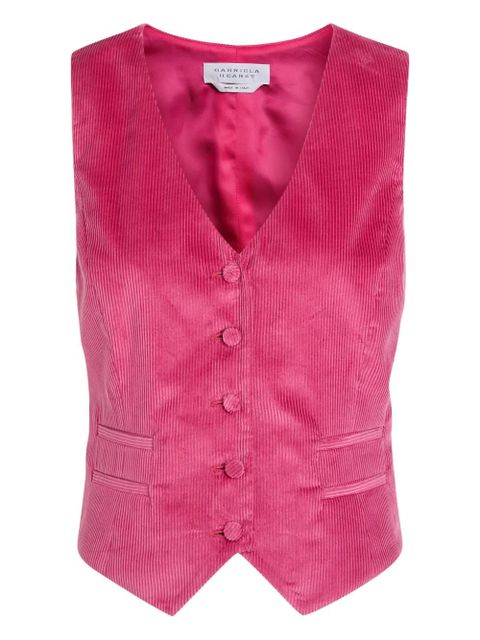 Gabriela Hearst V-neck waistcoat - Pink - zdjęcie produktu nr 1